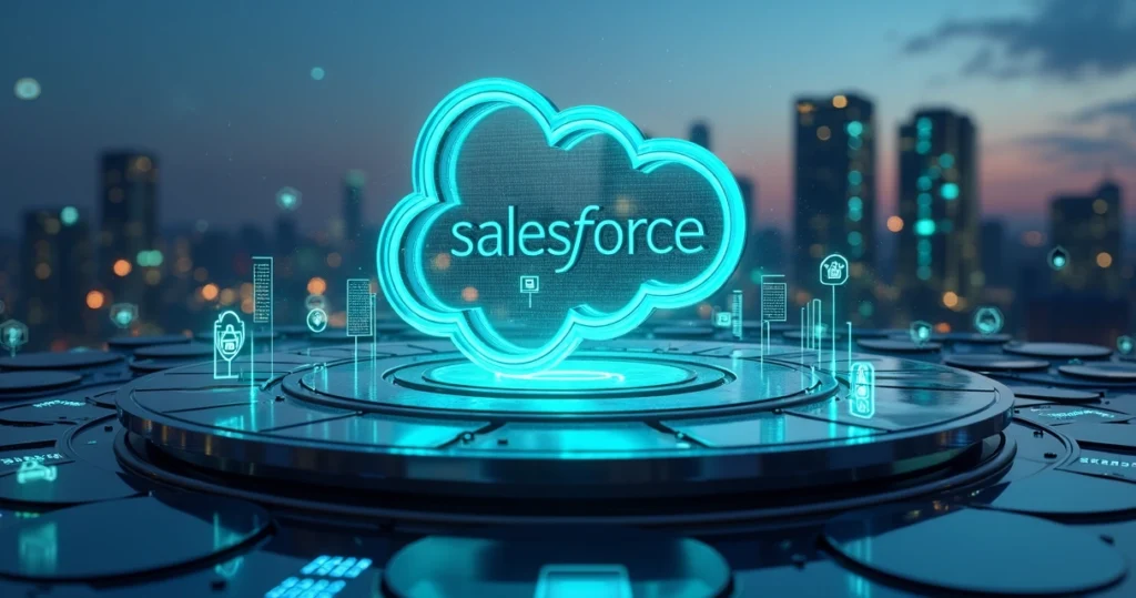 Backup de dados Salesforce protegido em nuvem com escudo digital